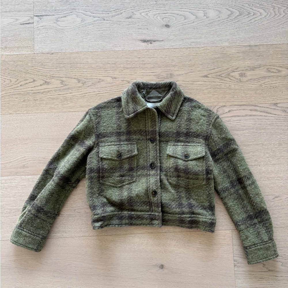 Wilfred Green Plaid Jacket